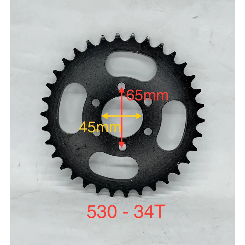INDONESIA MARKET MOTORCYCLE SPROCKET WIN100-41T BELAKANG 530 - 34T, 35T, 36 Belakang KTM Husqvarna 42T 45T 48T 50T 52T Yamaha WR 155 YZF 125 250 50T